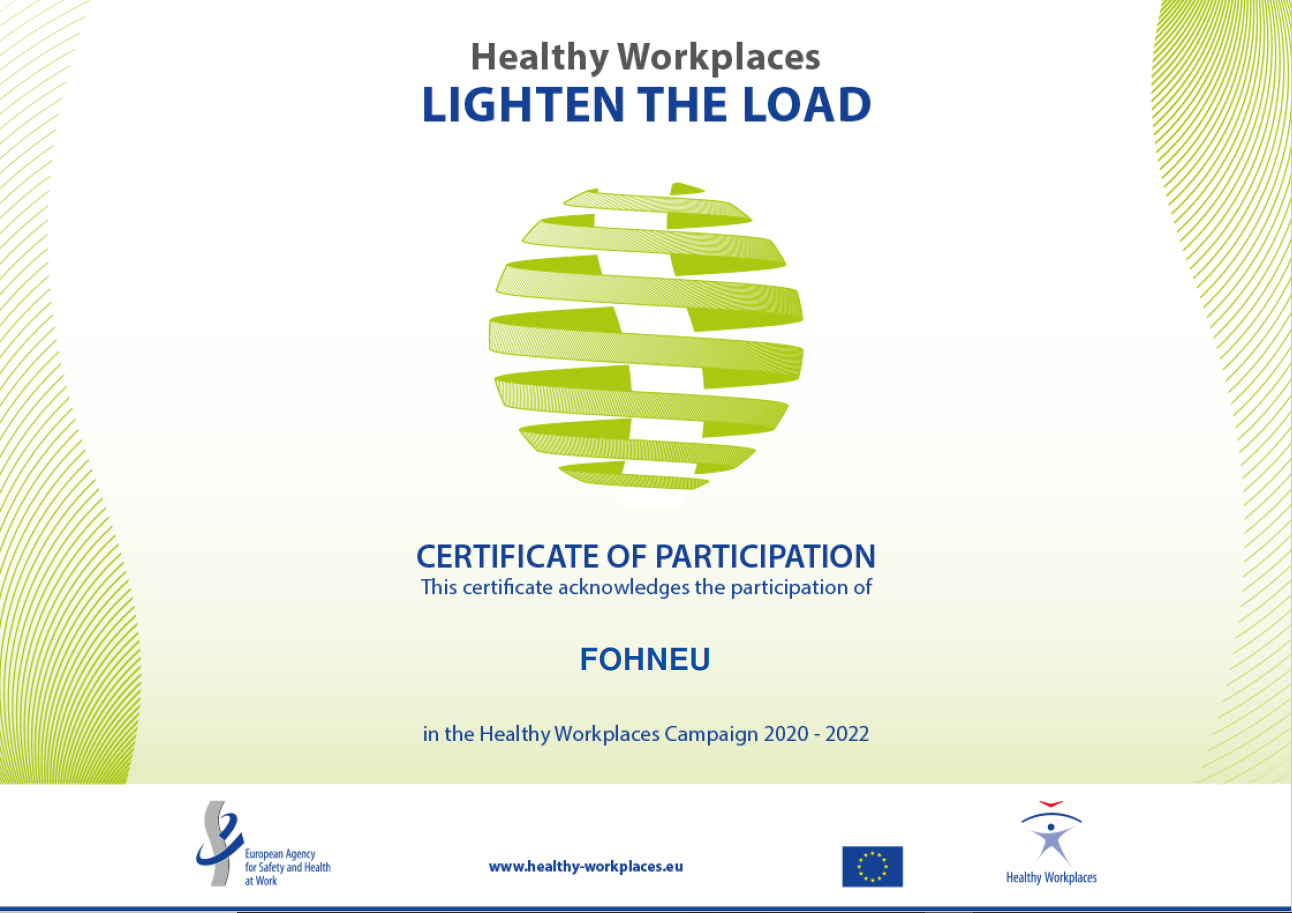 FOHNEU actively supporting the new Campaign